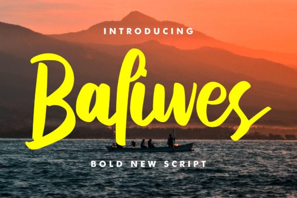 Baliwes Script: A Bold Handwritten Font for Standout Designs