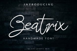 Beatrix Script: Crafting Authenticity with Handwritten Charm