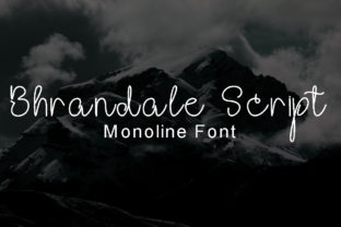 Bhrandale Script: A Bold Handwritten Font for Modern Design