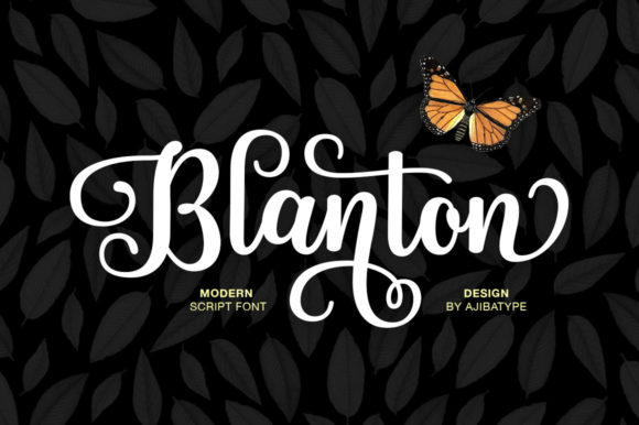 Blanton Script: Elegant Typography for Modern Design
