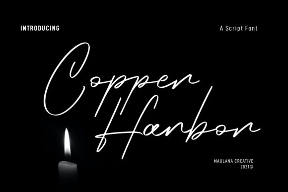 Copper Harbor Script: The Handwritten Font That Brings Designs to Life