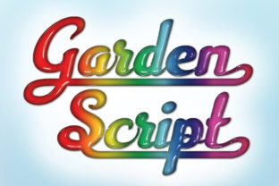 Garden Script: A Typeface with Over 2500 Unique Glyphs