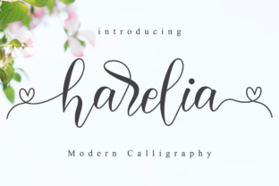 Harelia Script: The Handwritten Font with Organic Swashes