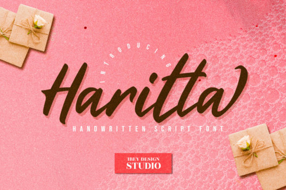 Haritta Script: The Dance of Modern Typography