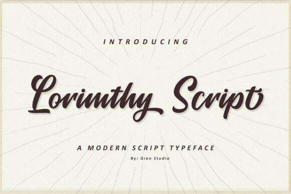 Lorimthy Script: Effortless Style for Modern Design
