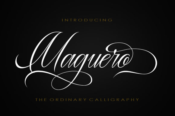 Maguero Script: Elevating Modern Design with Elegance