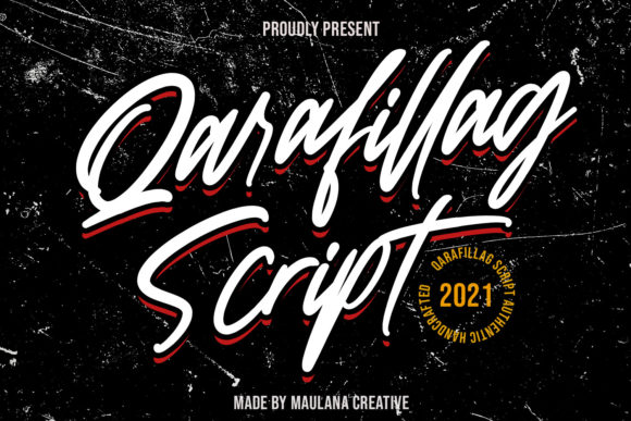 Qarafillag Script: Where Confidence Meets Charm in Modern Typography
