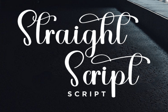 Straight Script: Capturing Timeless Poise in Modern Design