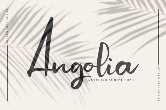 The Fluid Charm of Angolia Script: A Designer's Guide